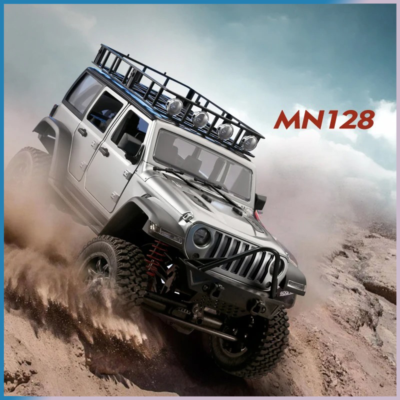 RC Crawler 4x4 Car MN128  2.4G - Drone Shahed Rc のレビューと価格