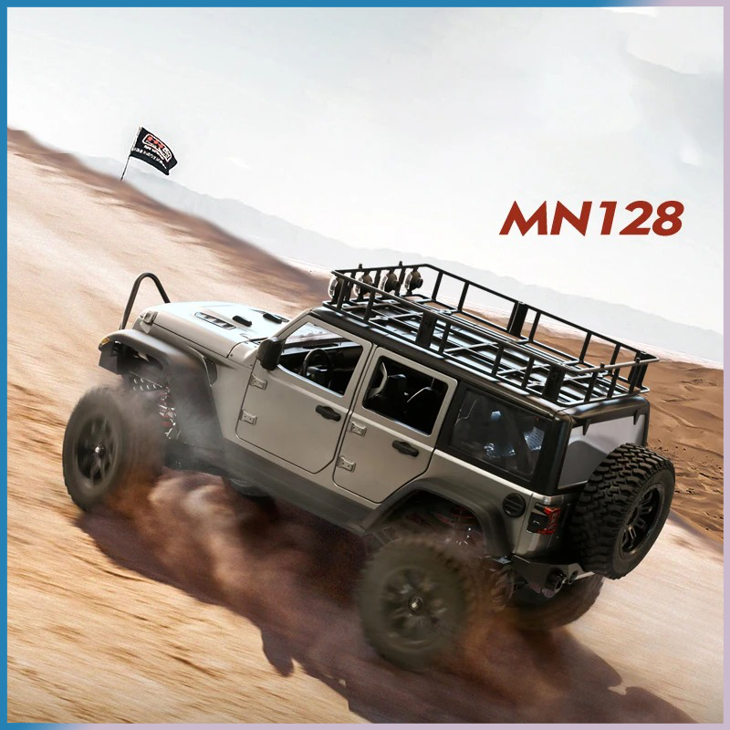 RC Crawler 4x4 Car MN128  2.4G - Drone Shahed Rc のレビューと価格