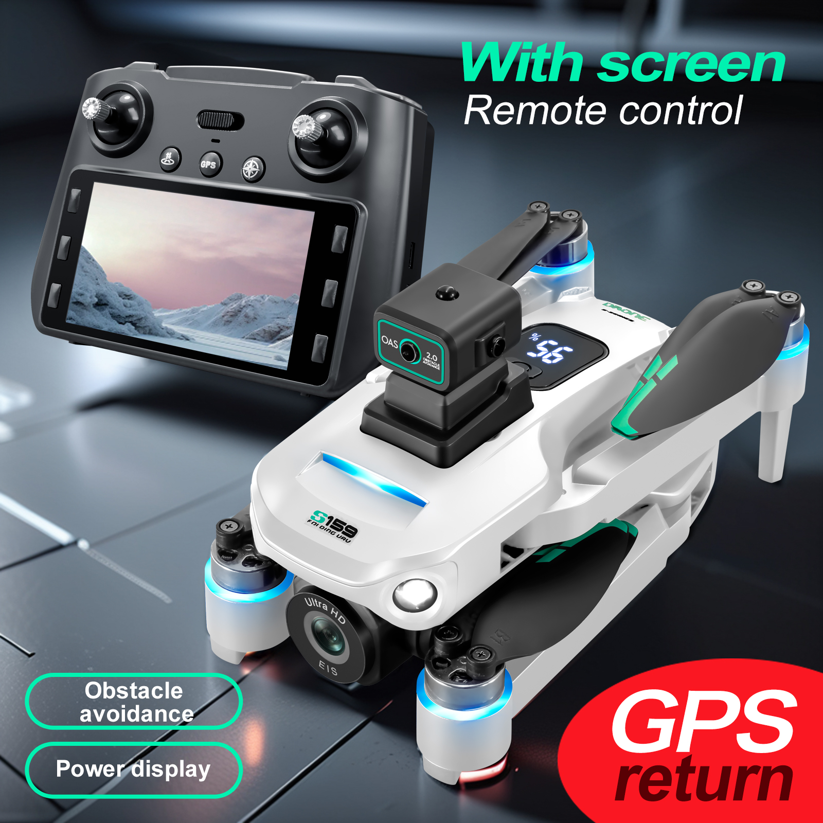 S159 GPS Drone 4K Profesional  - Drone Rc Team City のレビューと価格