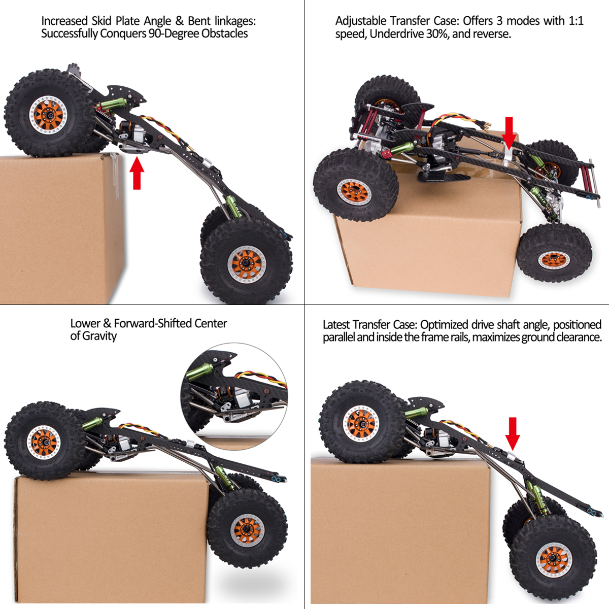 Carbon Fiber LCG Chassis Kit w - Rc Rock Crawler のレビューと価格