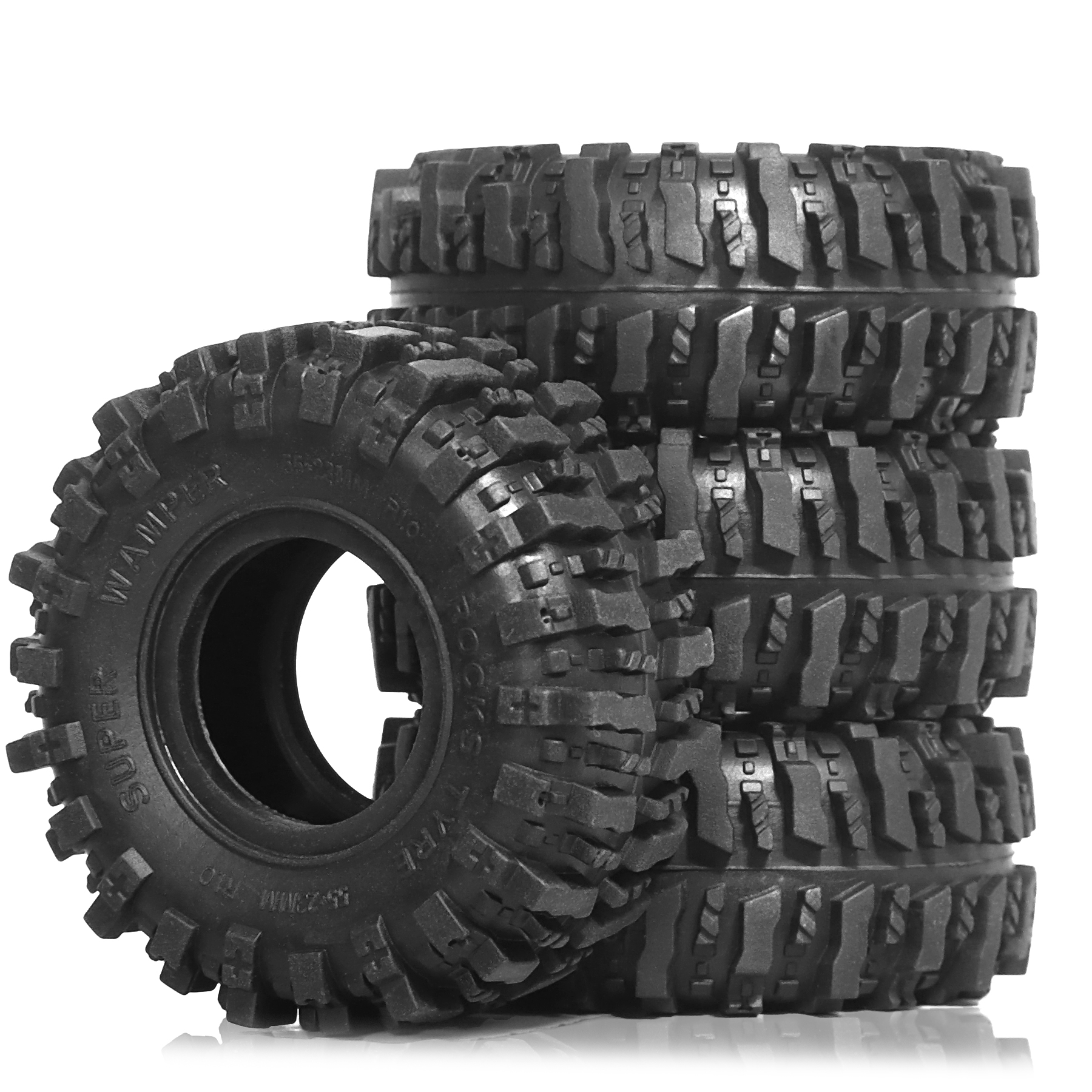 1.0 RC Crawler Tires 1/24 1/18 - Rc Rock Crawler のレビューと価格