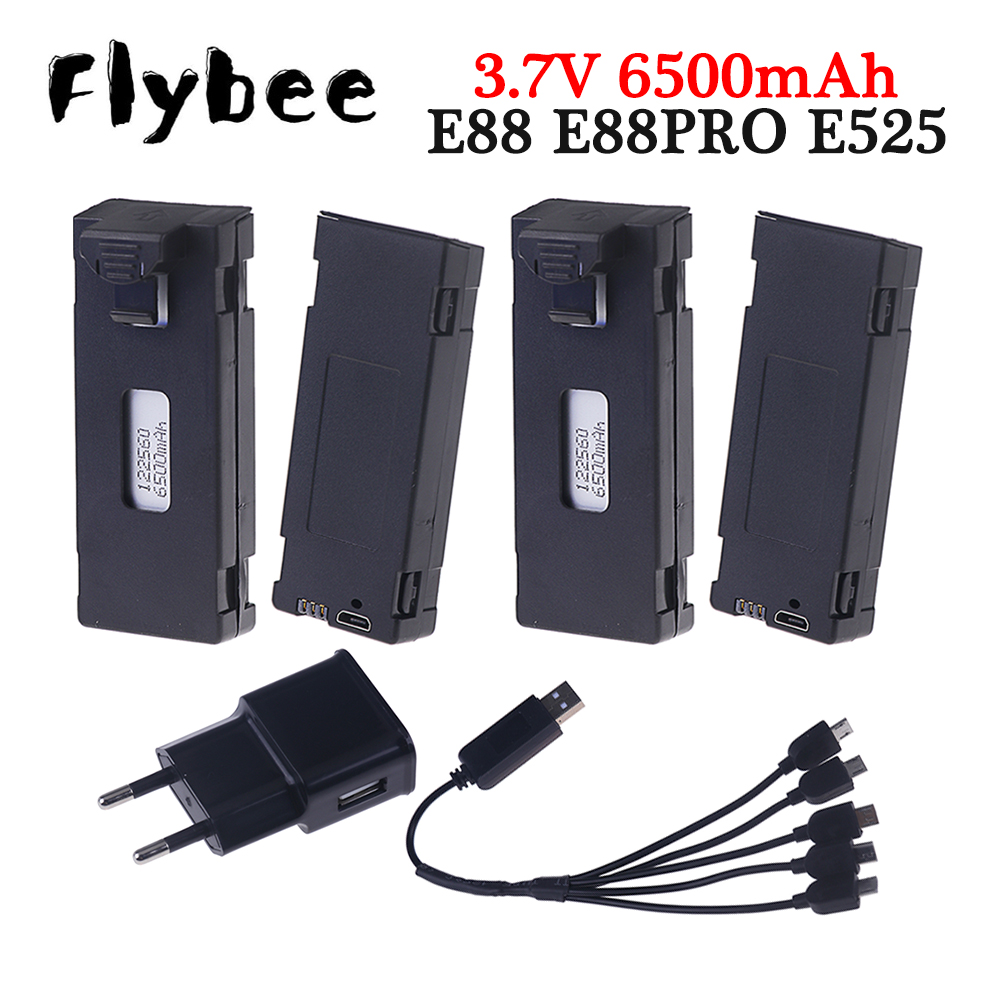Rechargeable 3.7V 6500mAh Batt - Drone Rc E99 Pro のレビューと価格
